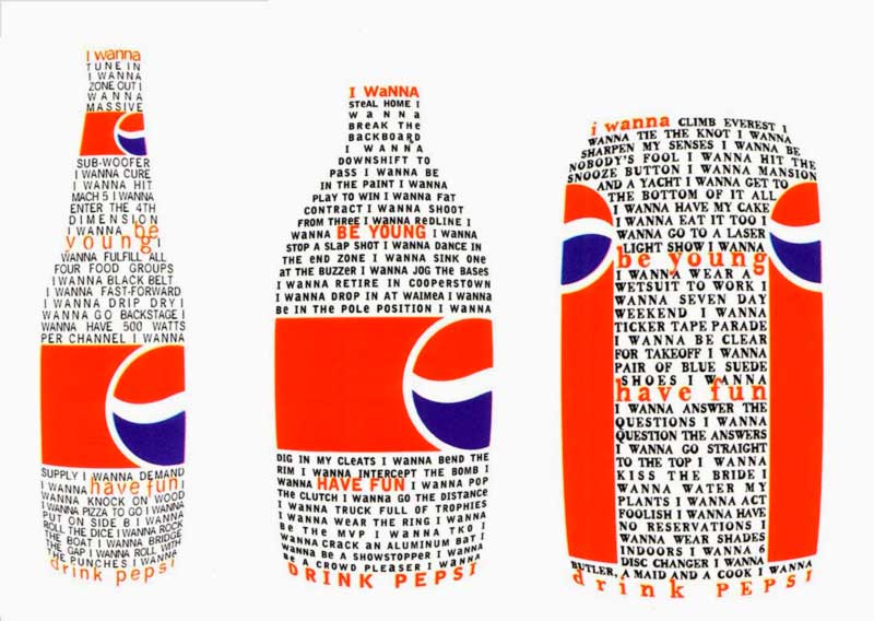 Anuncio para Pepsi de David Carson