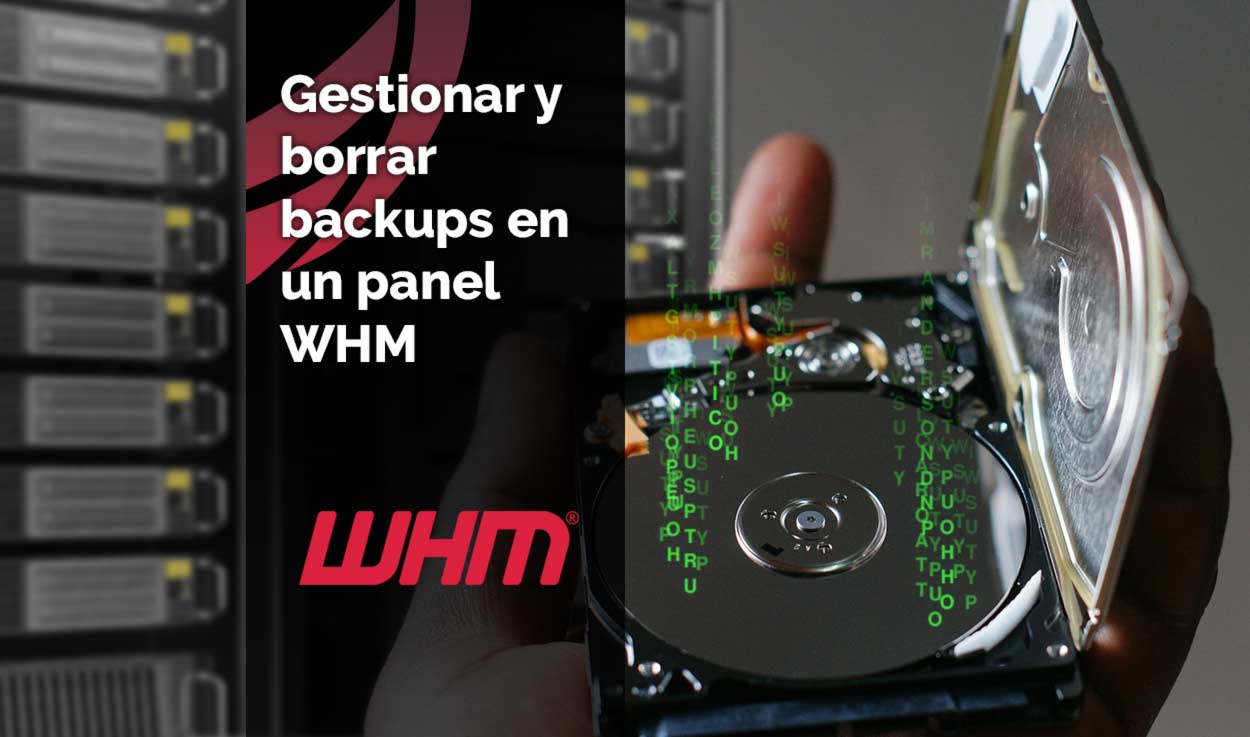 Gestionar y borrar backups en un panel WHM