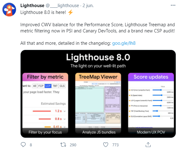 Lighthouse 8 Twitter