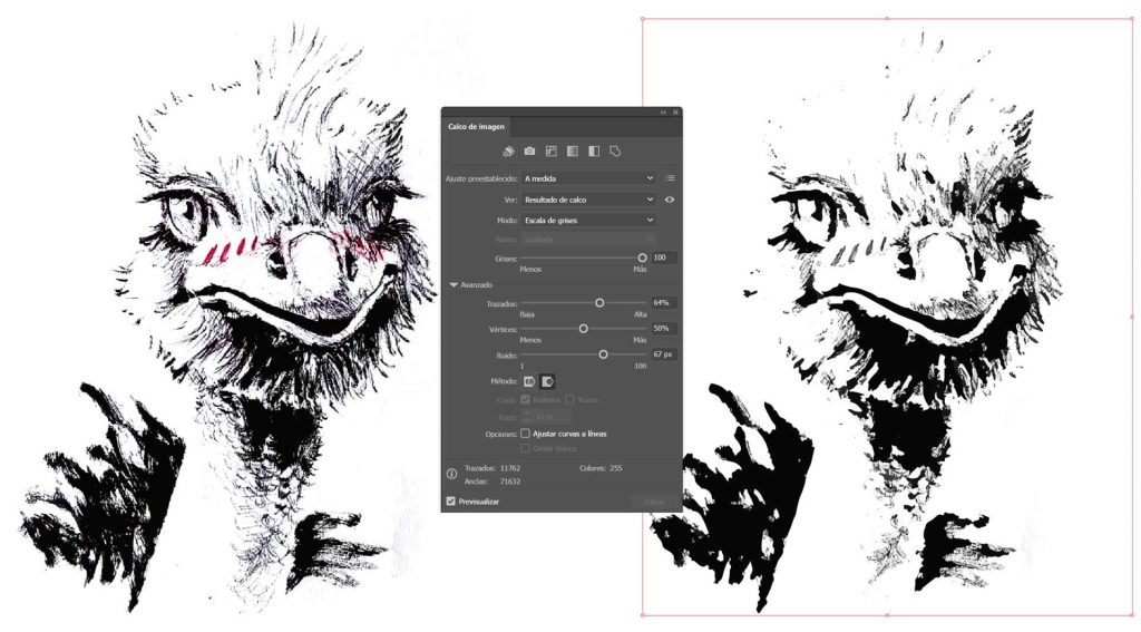 Vectorizar un dibujo con illustrator