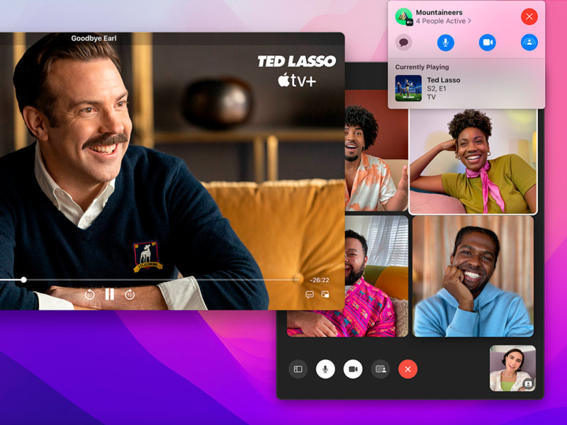 Facetime en Apple macOS Monterey