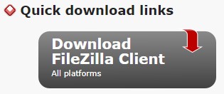 Descargar FileZilla para subir realizar un backup de wordpress