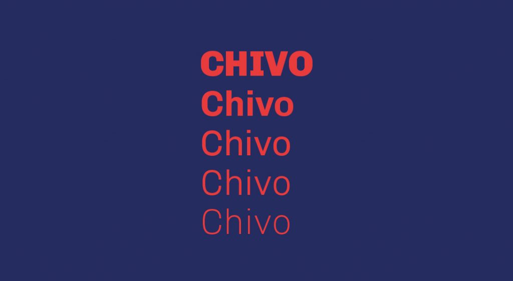 Fuentes modernas gratis Chivo