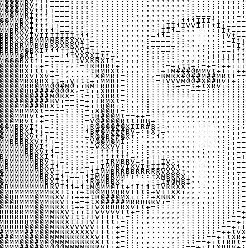Marylin Monroe en código ASCII