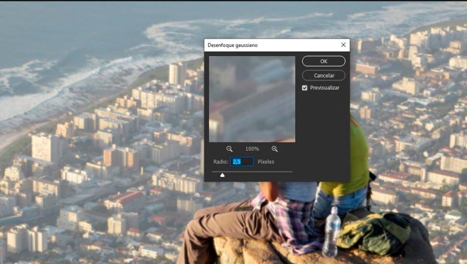 como desenfocar el fondo con photoshop