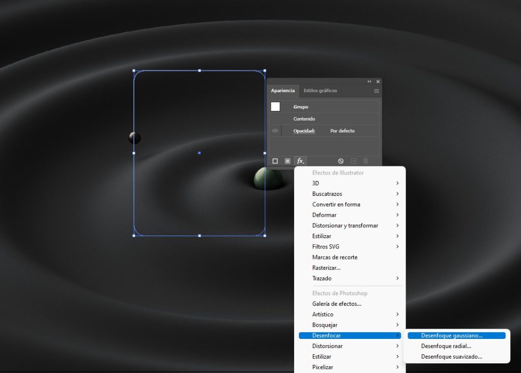 Glassmorphism Effect Illustrator