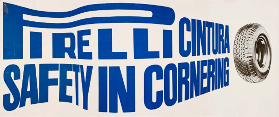 Publicidad para Pirelli de Alan Fletcher