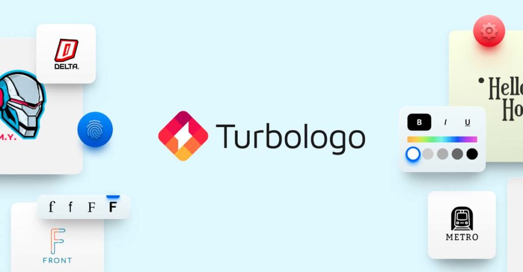 Haz tu logotipo en rápidamente en Turbologo