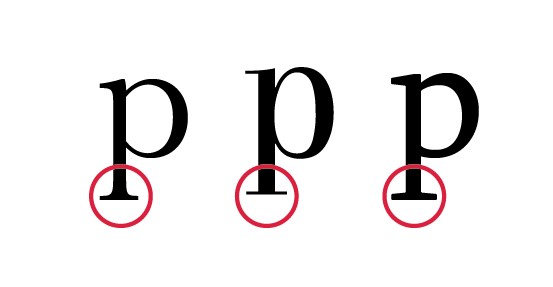 Tipografía con serifa