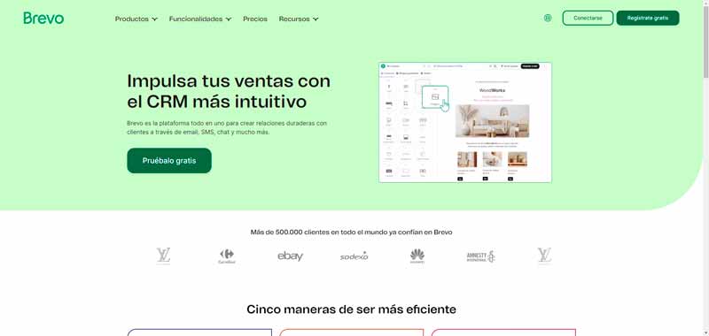 Alternativas a Mailchimp: Brevo