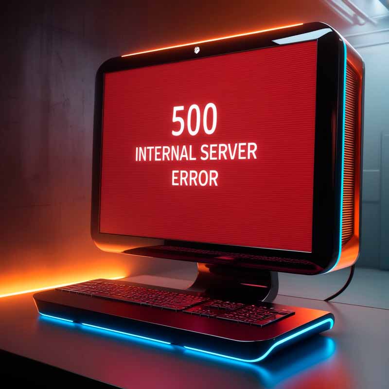 Ordenador con error 500 internal server error - WordPress Hackeado