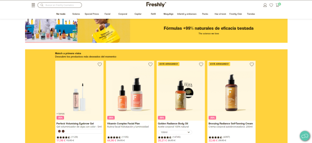 Freshly cosmetics