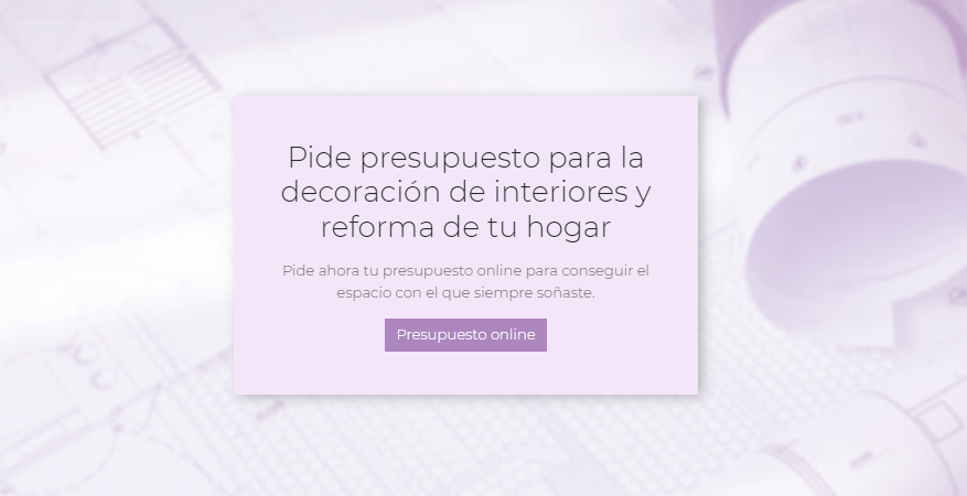 call to action para pedir un presupuesto