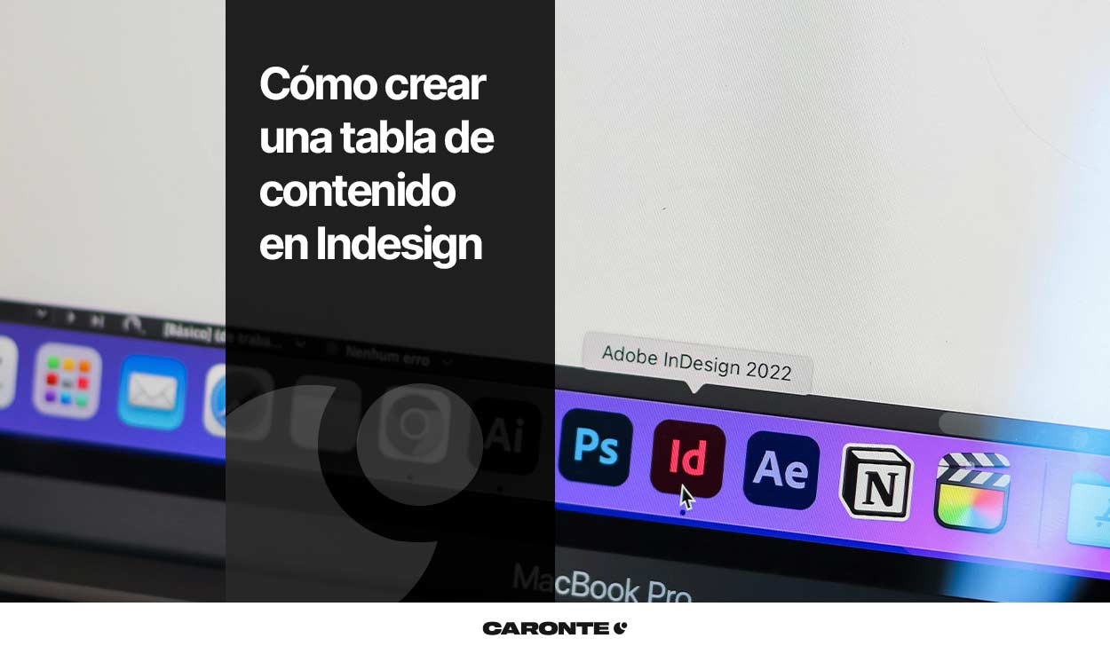 Cómo crear una tabla de contenido en InDesign