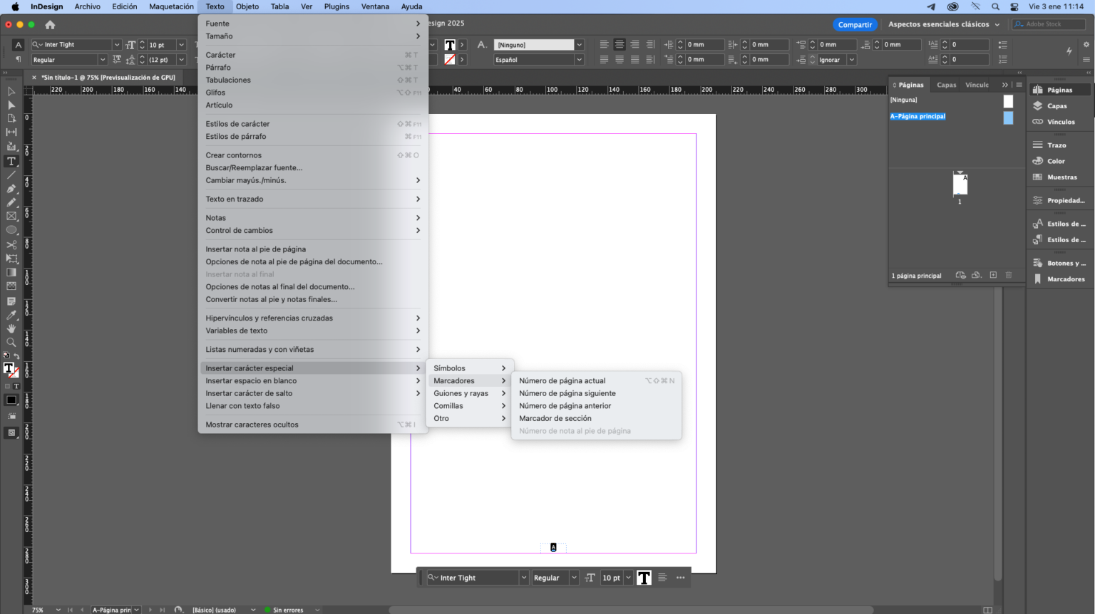 Cómo crear una tabla de contenido en InDesign - Blog de maketing | Caronte