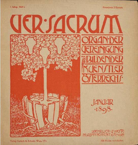 Portada de la revista Ver Sacrum