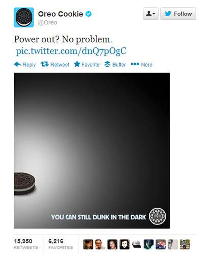 Newsjacking de Oreo