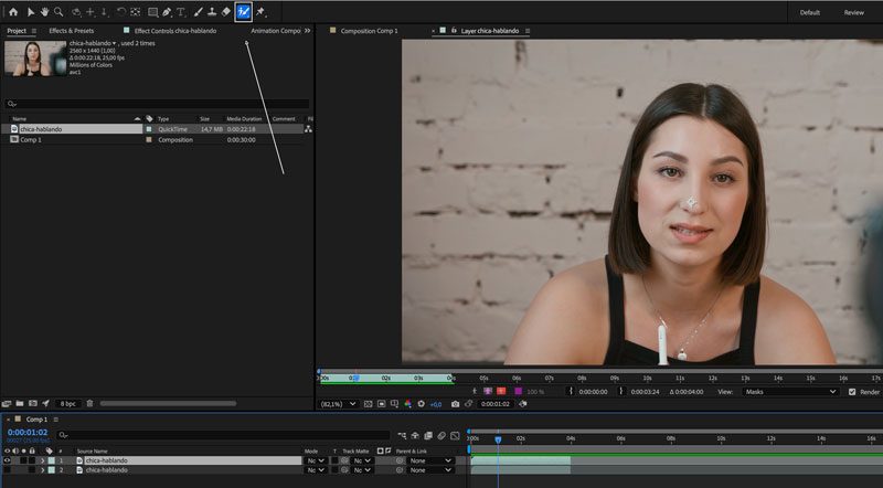 Eliminar fondo de un vÍdeo con rotobrush en After Effects