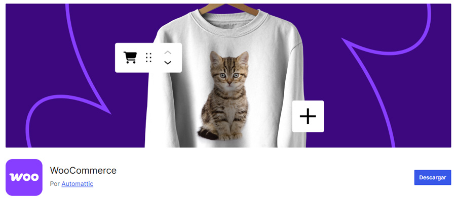 Descargar WooCommerce en fichero comprimido .zip