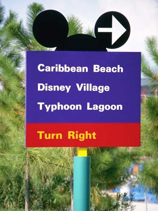 Señalética de Disney Santa Mónica