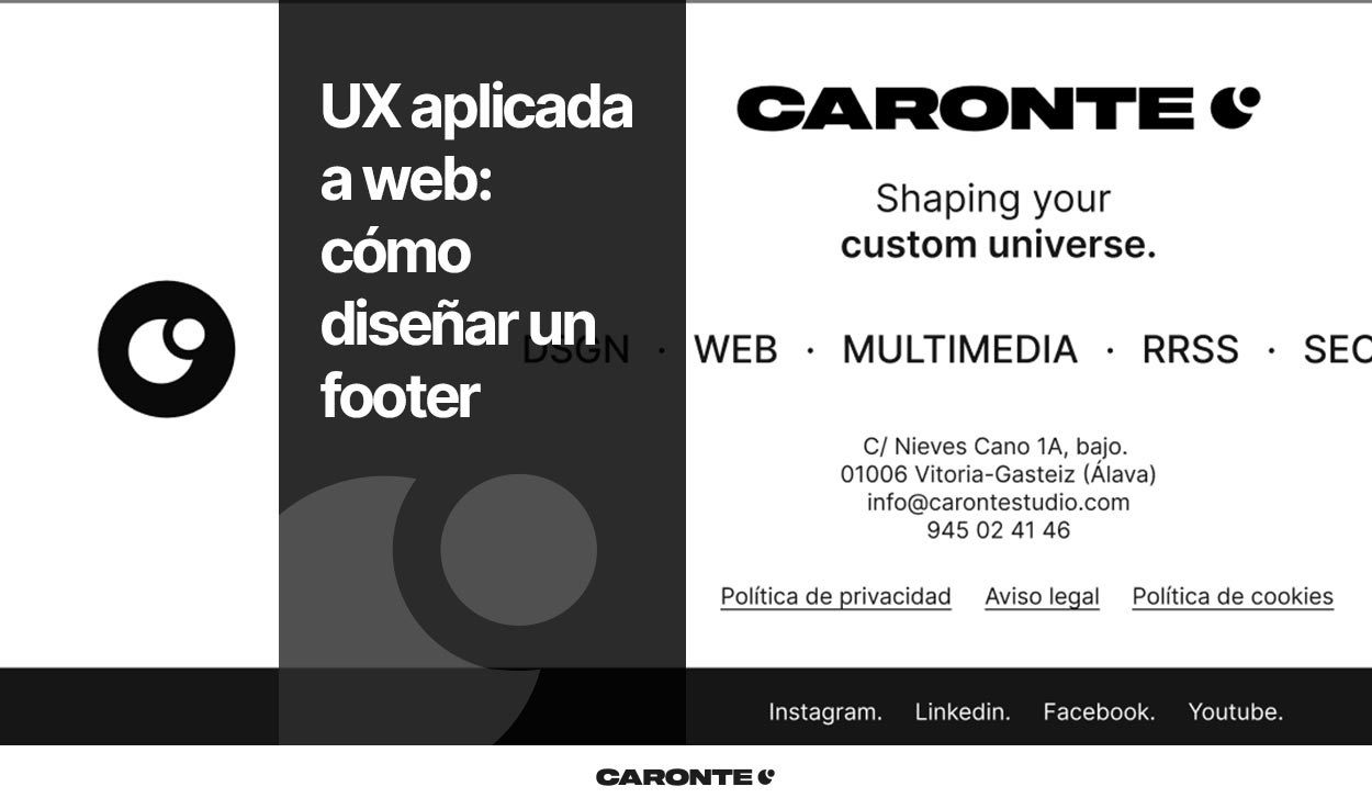 UX aplicada a web: cómo diseñar un footer